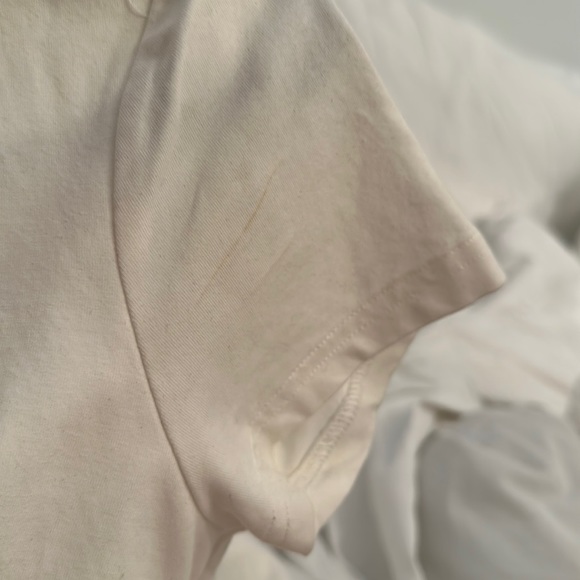 Maureen Jersey Mini Dress in White - Picture 2 of 2